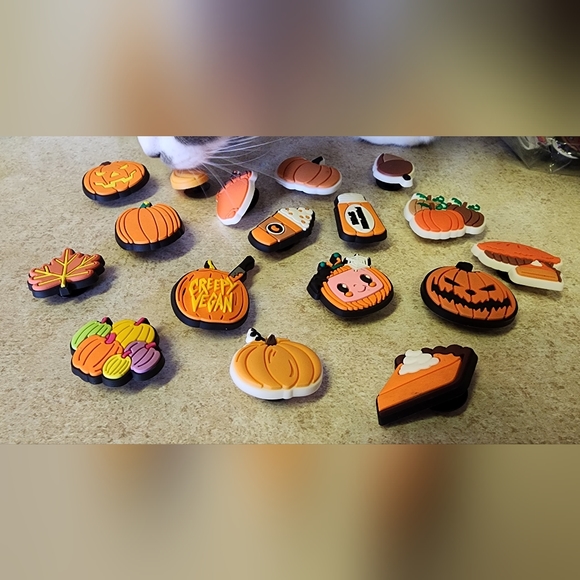 Halloween Fall pumpkin croc Charms jibbitz - Picture 3 of 3